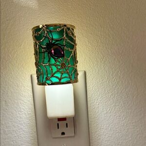 Gold and Green Spider Web Bath & Body Works Wallflower